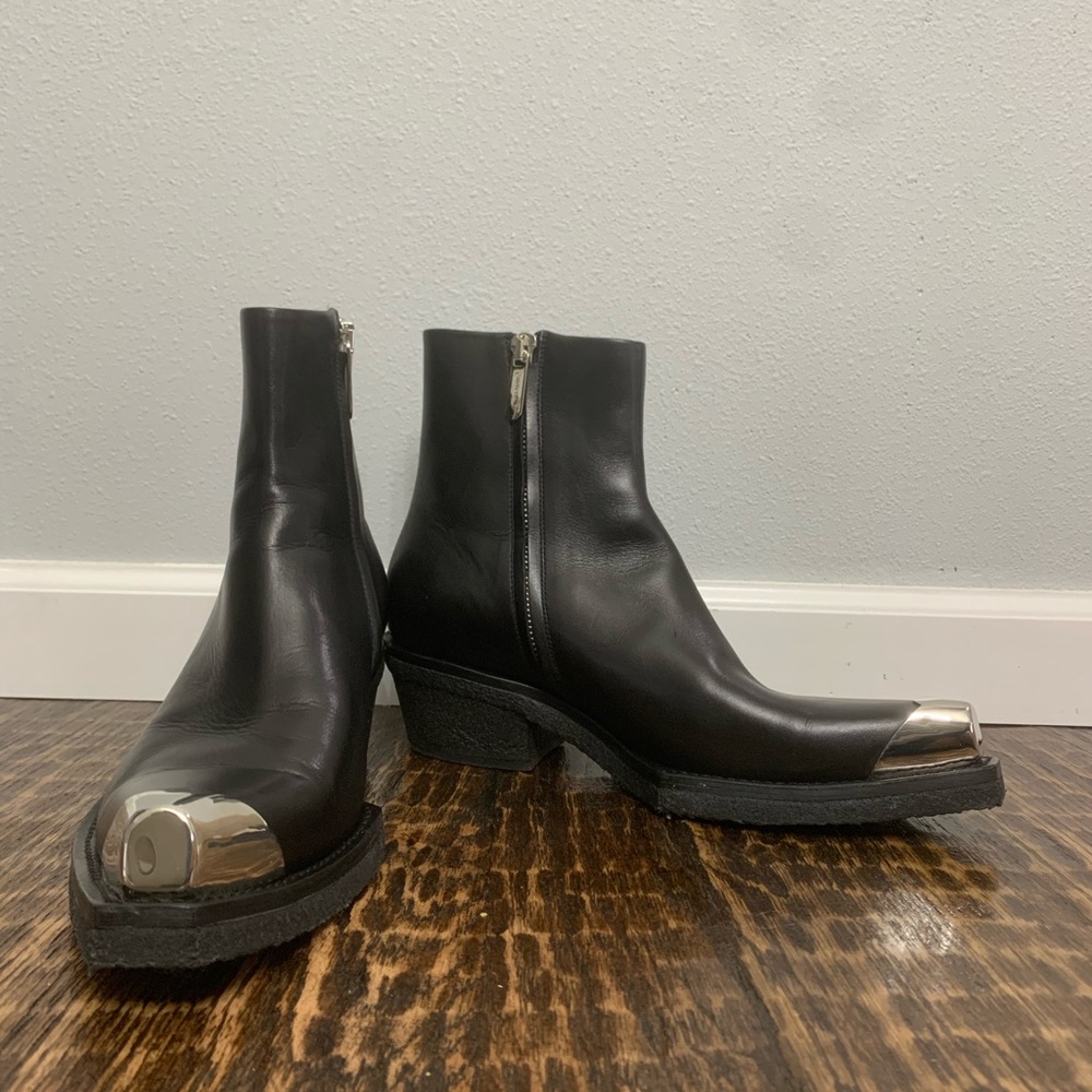 Calvin klein 205w39nyc steel cap toe boots